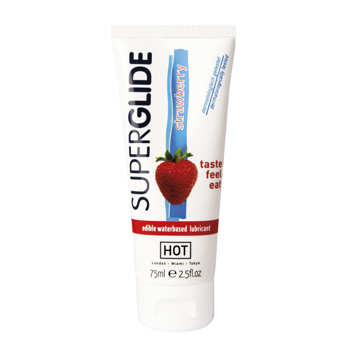 Гель "Super Glide Strawbwerry" с ароматом и вкусом клубники, 75ml 